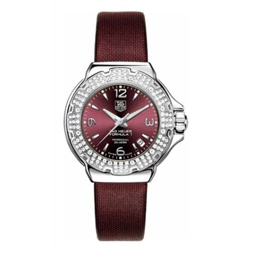 TAG Heuer Formula 1 Quartz 37 Stainless Steel / Diamond / Purple / Fabric